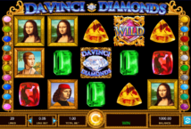 Image Of The Slot Machine Game Da Vinci Diamonds Slot Provided By Igt